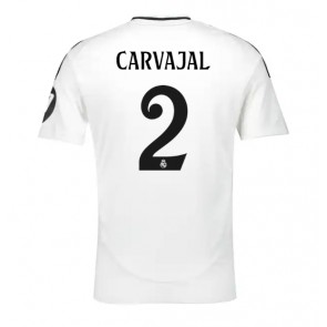 Billiga Real Madrid Daniel Carvajal #2 Hemmatröja 2024-25 Kortärmad